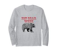 Design Semplice per la Settimana dell'orso Grasso, per Feste della Settimana degli orsi, Fan Maglia a Manica