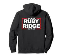 Design Semplice Ruby Ridge: indicatore della Storia Americana Felpa con Cappuccio
