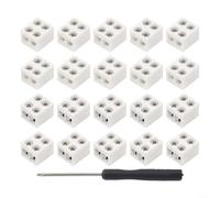 Design senza saldatura, 20 connettori per luci a nastro LED per collegamenti rapidi e sicuri per strisce (8 mm)