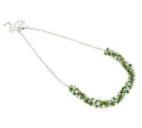 Design Shabby Chic Estate Smaltato Bling Coni Collana con / Cristalli Swarovski