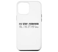 Design SKZ con scritta in inglese "I 'll Stay Forever Here Strays Everywhere" Custodia per iPhone 12 Pro Max