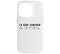 Design SKZ con scritta in inglese "I 'll Stay Forever Here Strays Everywhere" Custodia per iPhone 14 Pro
