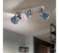 Design Soffitto Luce Legno Grigio Mobile Punti Lampada Dormire Camera Luce [EEK: Non valutato]