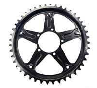 Design sofisticato di una corona leggera e misura 44 denti compatibile con motori Bafang modello G340