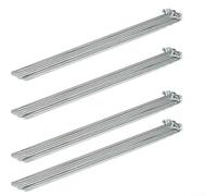 Design sofisticato per una maggiore durata nelle biciclette elettriche, include un set completo di raggi (argento 12G 200 mm)