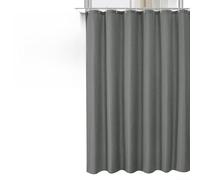 Design sofisticato, un set completo di tende da doccia con fissaggio a gancio (grigio)