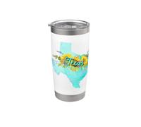 Design Sole di Girasole Orgoglioso del Texas Bicchiere termico in acciaio inox doppia parete