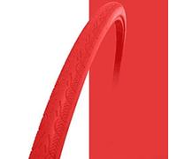 Design solido 700 x 23 C tubo pneumatico bicicletta avanzata caratteristica tubeless miglioramento comfort di guida (rosso)