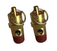 Design sostenibile Set di due valvole di sicurezza per compressore d'aria ad alte prestazioni a pressione nominale di 150 PSI