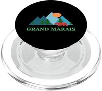 Design souvenir per le vacanze del Grand Marais Minnesota PopSockets PopGrip per MagSafe