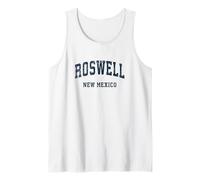 Design sportivo atletico vintage Roswell New Mexico NM Canotta
