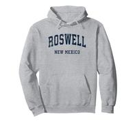 Design sportivo atletico vintage Roswell New Mexico NM Felpa con Cappuccio