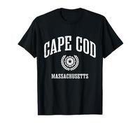 Design sportivo universitario vintage di Cape Cod MA Maglietta