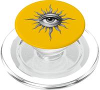 Design stravagante mistico con occhio di sole PopSockets PopGrip per MagSafe