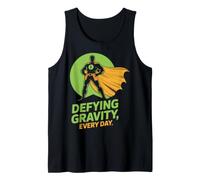 Design Supereroe sfidando la gravità, Mantello retrò Canotta