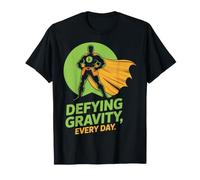 Design Supereroe sfidando la gravità, Mantello retrò Maglietta
