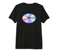 Design tecnologico Pixel CD retrò Y2K Maglietta Premium