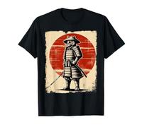 Design Tigre Samurai Giappone Cultura Guerriero Ukiyo-E Maglietta
