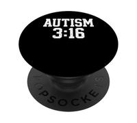 Design Tipografico Accettazione Autismo PopSockets PopGrip Adesivo