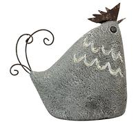 Design Toscano Attila Statua Gallina Animali, Pietra Grigia