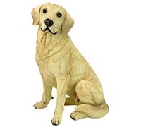 Design Toscano Cane Golden Labrador Retriever Statua da Giardino, poliresina, Giallo, 38 cm