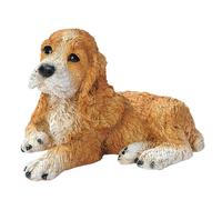 Design Toscano CF2459 Statua del Cucciolo di Cane, Multicolore, 16.5x25.5x16.5 cm