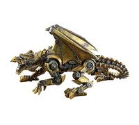 Design Toscano CL6610 Statua Drago Gotico Steampunk, Oro, 12.5x25.5x12.5 cm