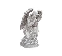 Design Toscano DB24728 Statua l'Angelo della Basilica Che Prega, off Bianco