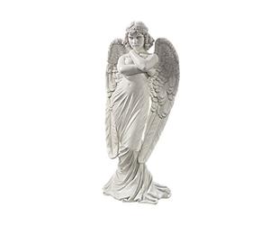 Design Toscano DB383094 Statua Angelo di Monteverde, Bianco