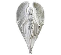 Design Toscano DB43016 Scultura Murale Angelo del Percorso Spirituale, Off Bianco