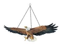 Design Toscano DB43027 Scultura da Appendere Aquila del Volo della libertà, Multicolore