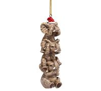 Design Toscano HEAR-NO SEE-NO SPEAK-NO ELEPHANT ORNAMENT