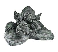 Design Toscano JE112121 Scultura Goliath Il Gargoyle, Pietra Grigia, 30.5x43x29 cm