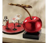 Design Toscano KY28666 Statua Moderna Ciliegia sulla Torta, Multicolore, 26.5x44.5x48.5 cm
