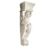 Design Toscano NG30594 Scultura da Parete Telamone, Beige, 18x21.5x72.5 cm