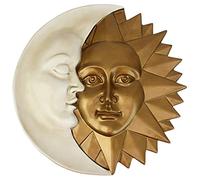 Design Toscano NG32758 Armonia Celestiale, Scultura Murale Uomo Verde, Avorio