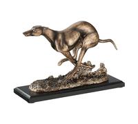Design Toscano NY1280200 Greyhound Whippet Art Deco Dog Statue, Bronze