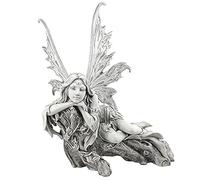 Design Toscano Pausa per riflettere sulla statua del giardino delle fate