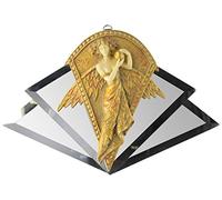 Design Toscano PD0441 Scultura Murale Art Nouveau Angelo Specchiato, Avorio