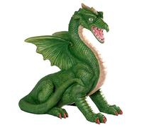 Design Toscano QM2939800 Statua Ormarr Dragon, Mostro del Drawbridge Moat, Colori Realistici, 19.05x27.94x33.02 cm