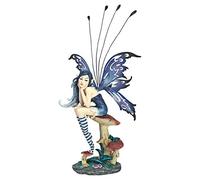 Design Toscano QS232725 Statua Zaffiro, la Fata Pepperwand, Multicolore