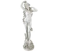 Design Toscano Risveglio primaverile Donna Classica Statua da giardino, poliresina, pietra antica, 102 cm