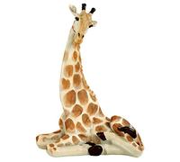 Design Toscano Zari la giraffa che riposa Decorazione Africana Statua da giardino, poliresina, a colori, 51 cm