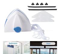 Design triangolare magnetico per spazzola pulitore finestre raggiunge ogni angol