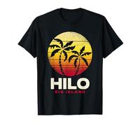 Design Tropicale di Hilo Big Island Hilo Hawaii Maglietta