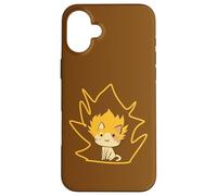 Design umorismo drole gatto carino stile manga animato giapponese Custodia per iPhone 16 Plus