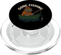 Design umoristico con lamantino per pesca andata PopSockets PopGrip per MagSafe