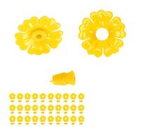 Design Unico a Misura di Uccelli, Estendi la Vita di Alimentazione in Modo Sostenibile, Materiale qualità per la Salute degli Uccelli con Prestazioni Robuste e Lunga Durata per il Set Fiori (YELLOW)