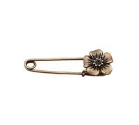 Design Unico Spilla in Bronzo Placcato Oro Pianta Vintage Fiore Spilla Pin Gioielli Accessori per Donne Ragazze Creativi e utili Fashion with Nice