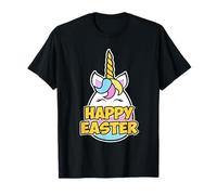 Design unicorno da donna a Pasqua - Happy Easter Maglietta